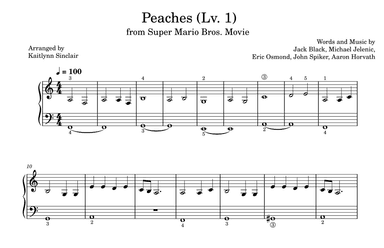 Peaches (arr. Kaitlynn Sinclair)