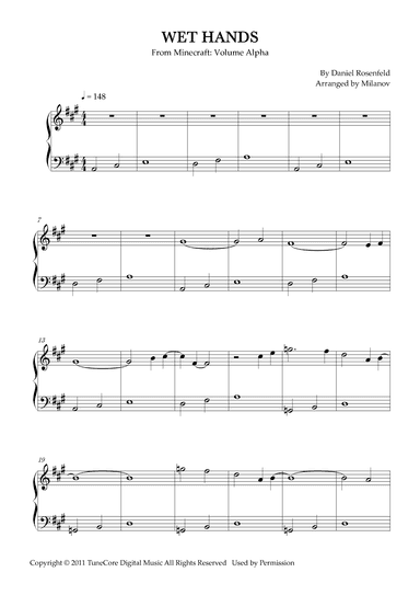 Wet Hands (arr. Milanov)