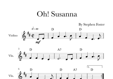 Oh! Susanna (arr. Glauco Fernandes)