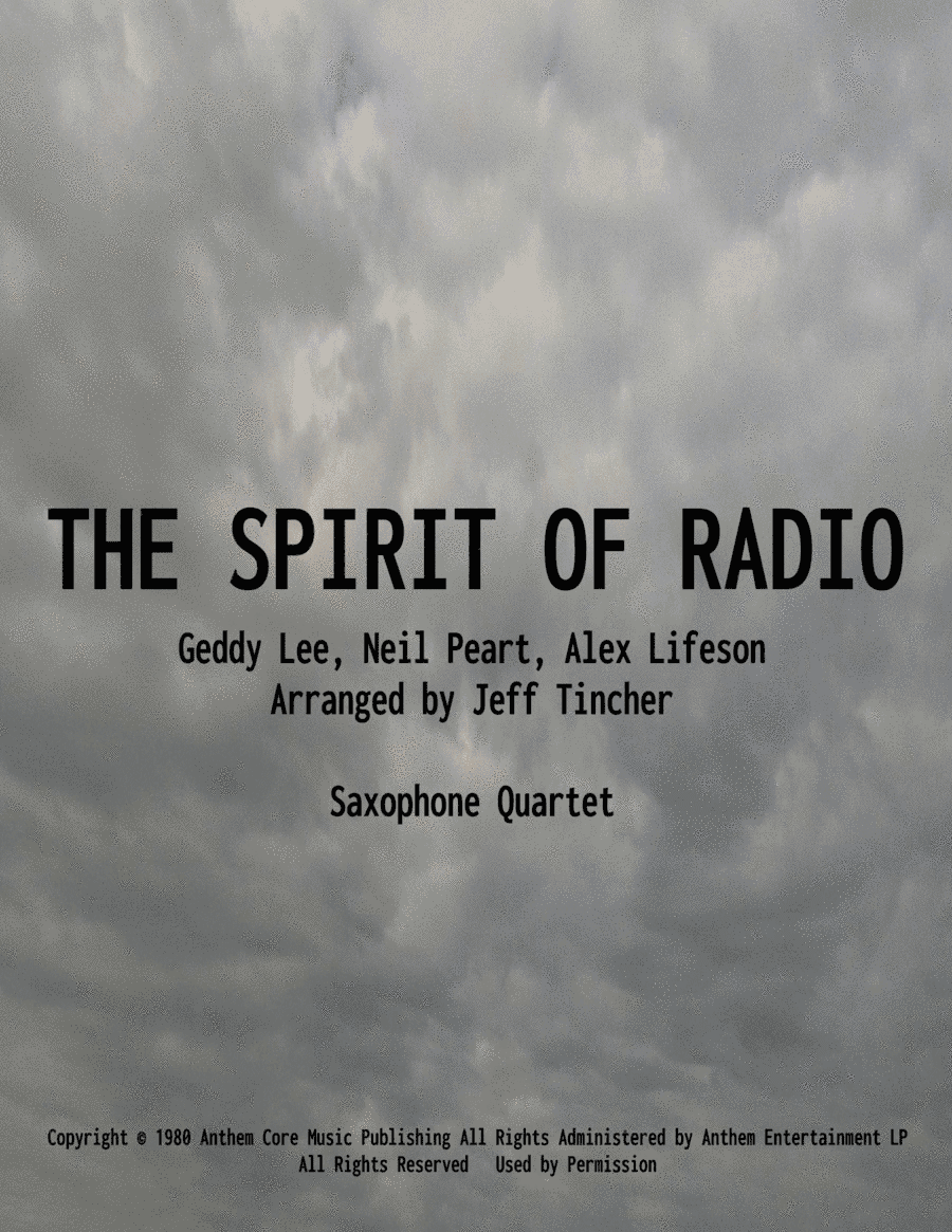 The Spirit Of Radio (arr. Jeff Tincher)