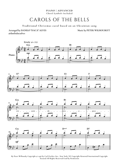 Carol Of The Bells (arr. Danilo "Daca" Alves)