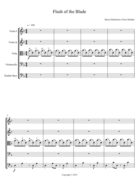 Flash Of The Blade (arr. Halley)