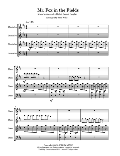 Mr. Fox In The Fields (arr. Josh Wells)