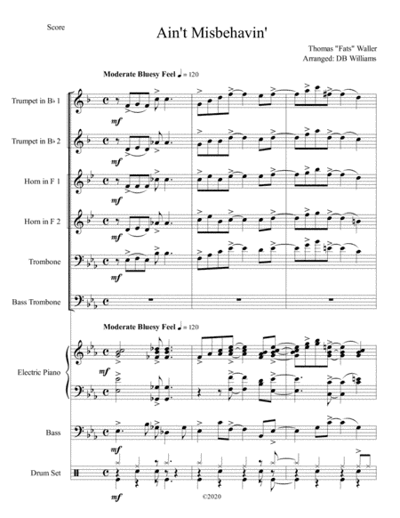 Ain't Misbehavin' (arr. DB Williams)