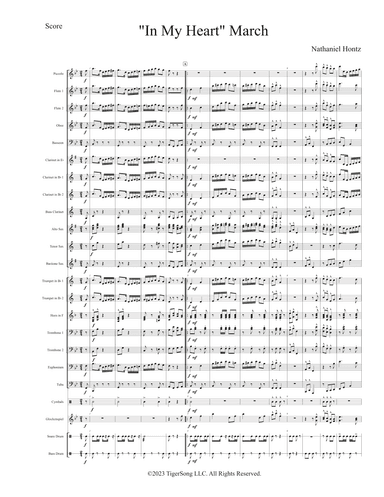 In My Heart March (for Concert Band)