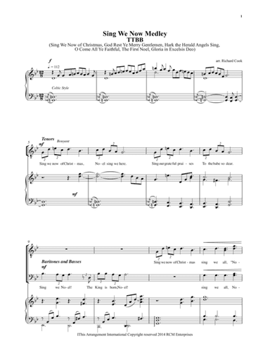 Sing We Now of Christmas Medley (arr. Richard Cook)