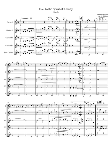 Hail to the Spirit of Liberty (arr. Sean Sullivan)