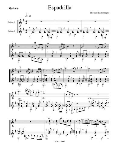 Espadrilla - guitar duet