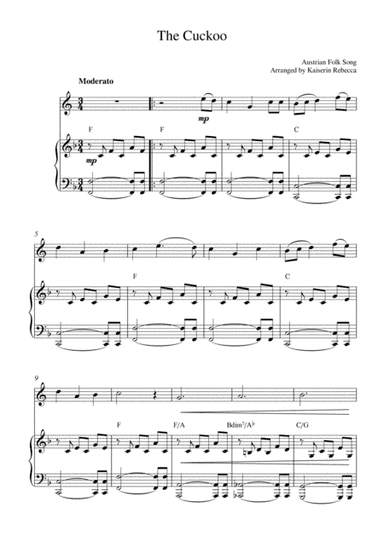 The Cuckoo (arr. Kaiserin Rebecca)