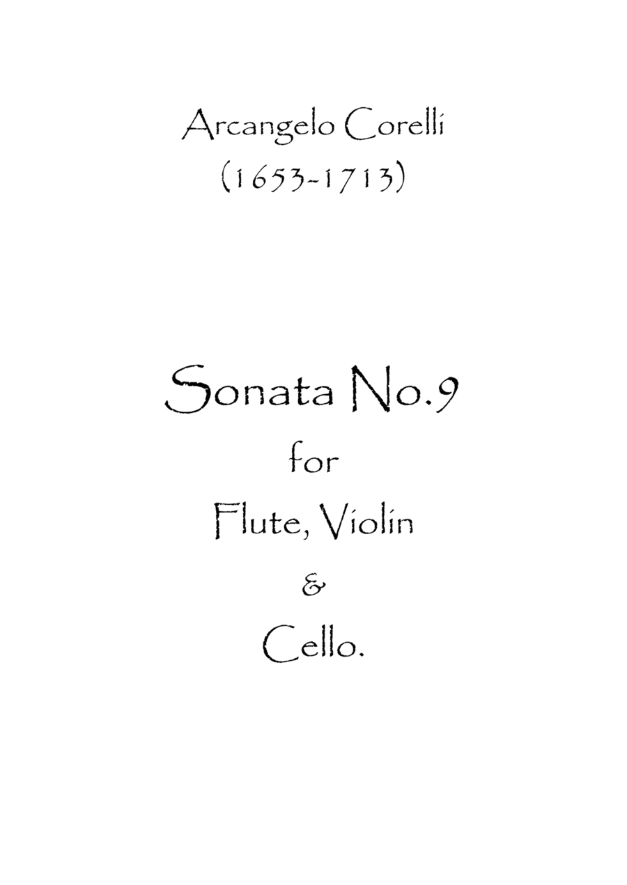 Sonata No.9 (arr. Spence Bundy)