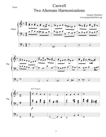 Caswell - Glory Be to Jesus