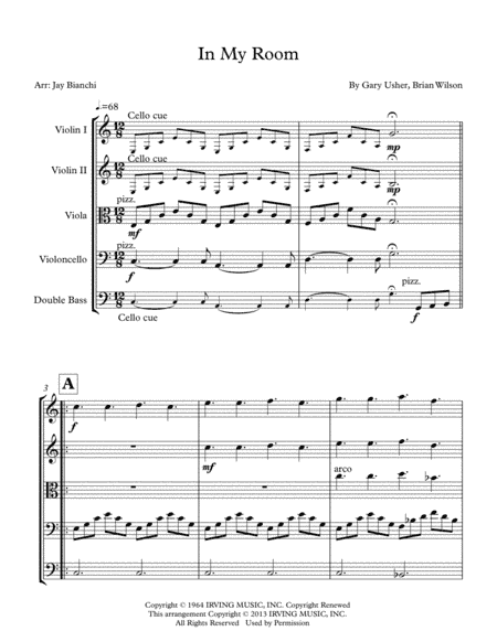 In My Room (arr. Jay Bianchi)