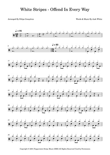 Offend In Every Way (arr. Felipe Gonçalves)