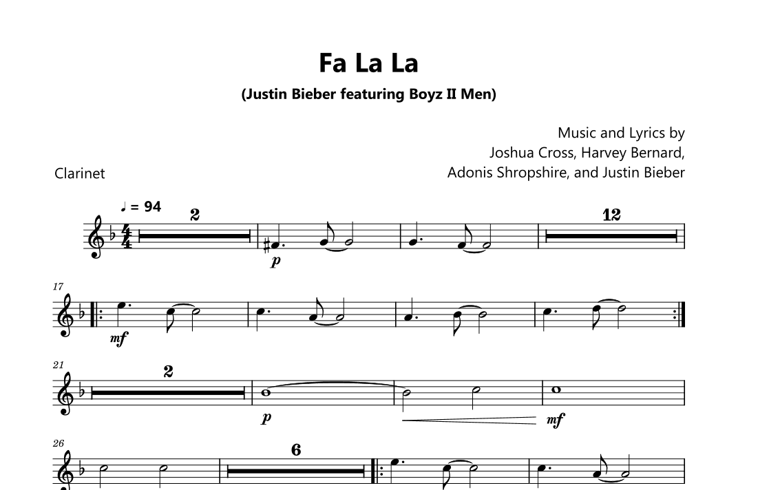 Fa La La (arr. David Lartey)