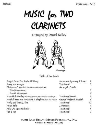 Christmas Duets for Clarinet - Set 3 - Music for Two Clarinets (arr. Daniel Kelley)