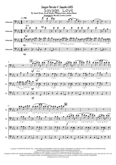 Savage Love (arr. Nicolás Cortés Castillo)
