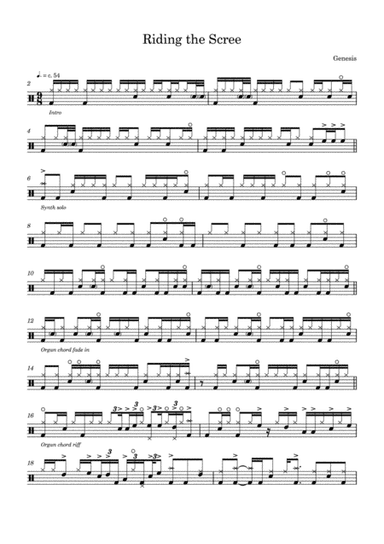 Riding The Scree (arr. Tore Landro)