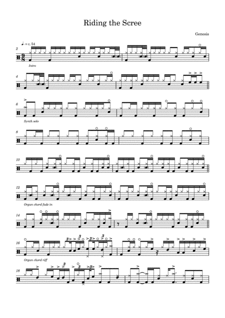 Riding The Scree (arr. Tore Landro)