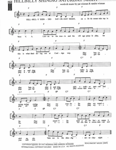 HILLBILLY SHINDIG SATURDAY NIGHT