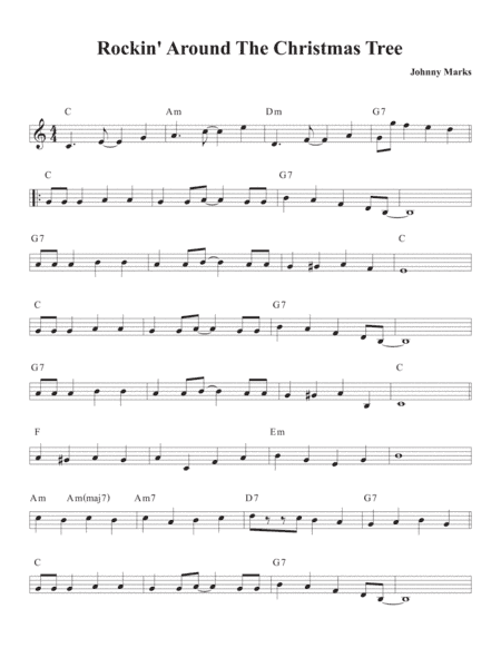 Rockin' Around The Christmas Tree (arr. David M Fagnant)