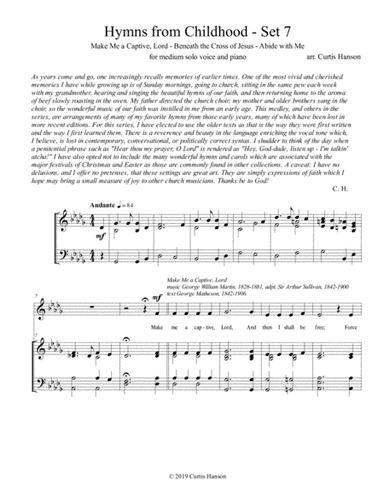 Hymns from Childhood - Set 7 (solo) (arr. Curtis Hanson)