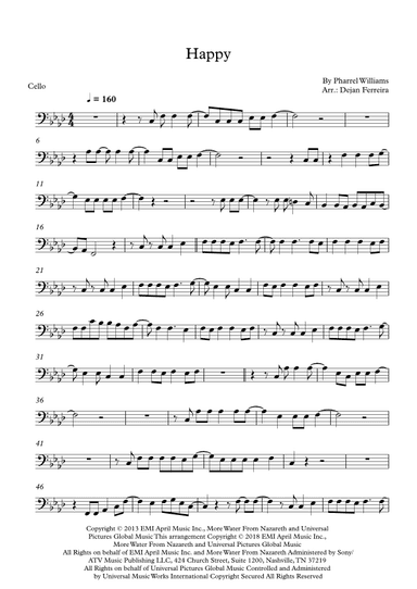 Happy (arr. Dejan Ferreira)