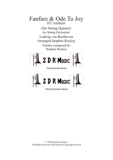 Fanfare and Ode To Joy for String Quintet or Orchestra (arr. Stephen Rockey)