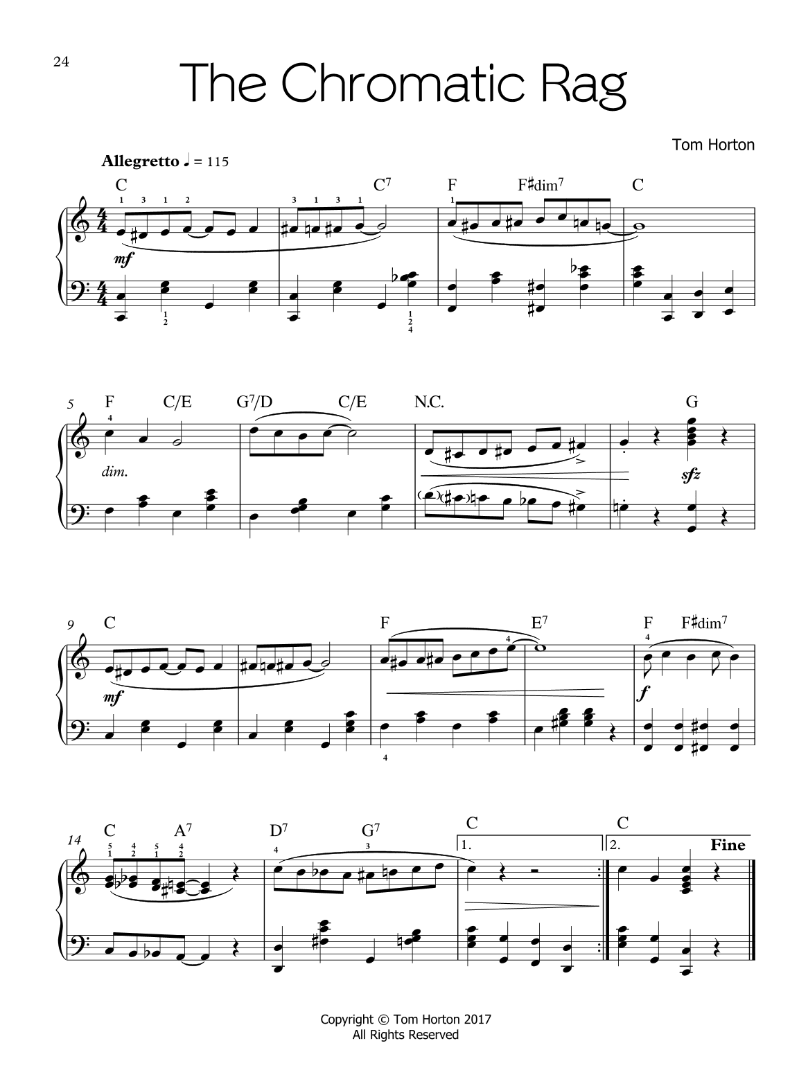 The Chromatic Rag