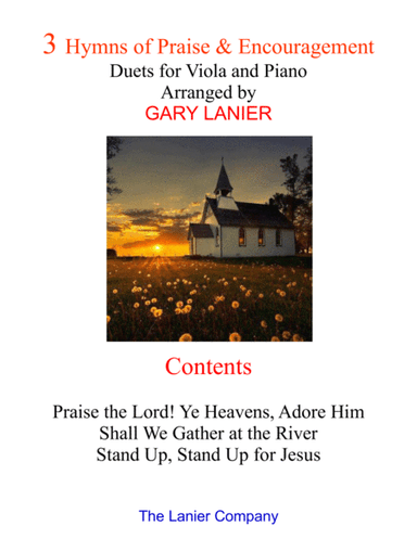 3 Hymns of Praise & Encouragement (Duets for Viola and Piano) (arr. Gary Lanier)