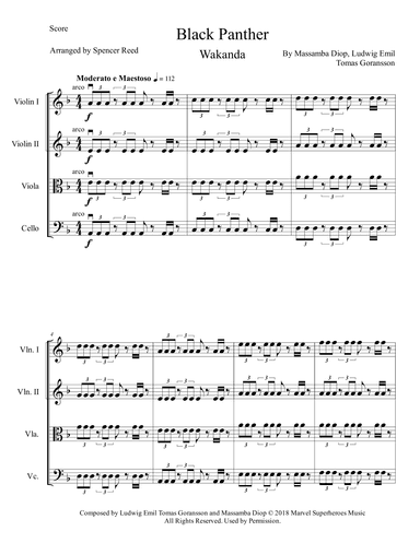 Black Panther (arr. Spencer Reed)