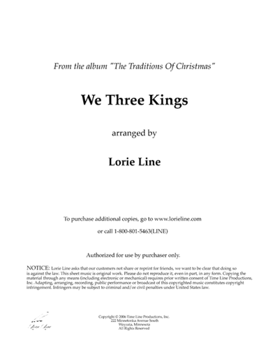 We Three Kings (arr. Lorie Line)