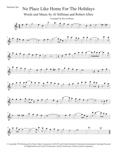(There's No Place Like) Home For The Holidays (arr. Kevin Busse)