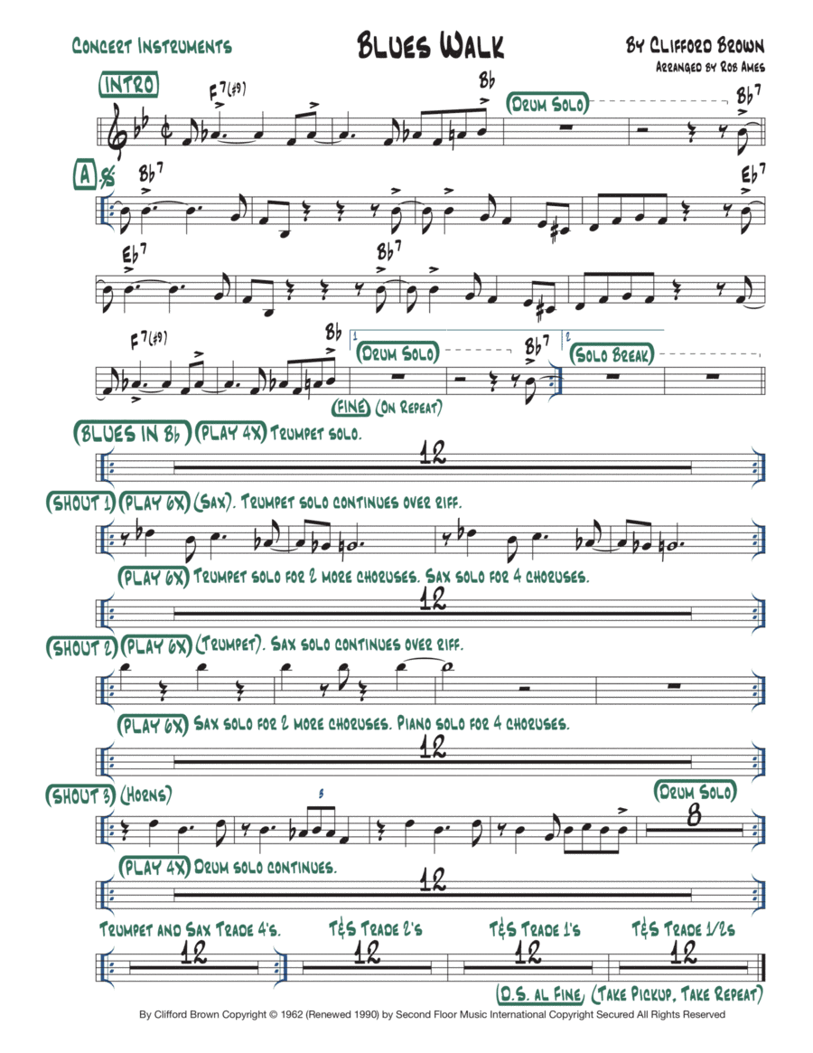 The Blues Walk (arr. Rob Ames)