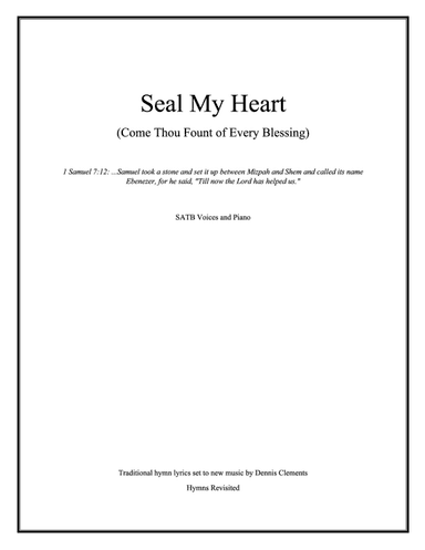 Seal My Heart (Come Thou Fount)