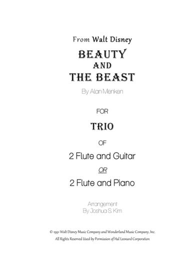 Beauty And The Beast (arr. Joshua S. Kim)