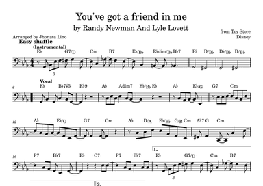 You've Got A Friend In Me (arr. Jhonata Lino)