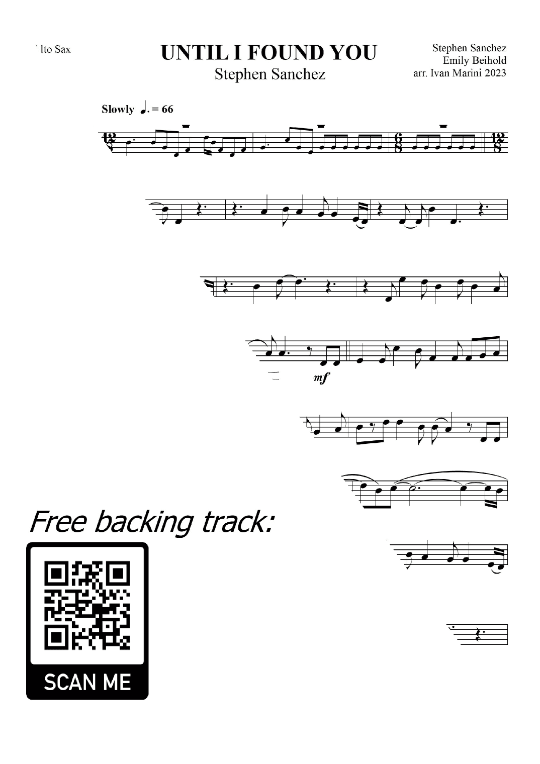 Until I Found You (arr. Ivan Marini)