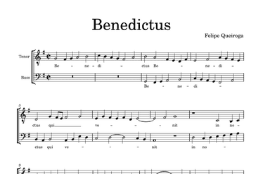 Benedictus (for Tenor and Bass)