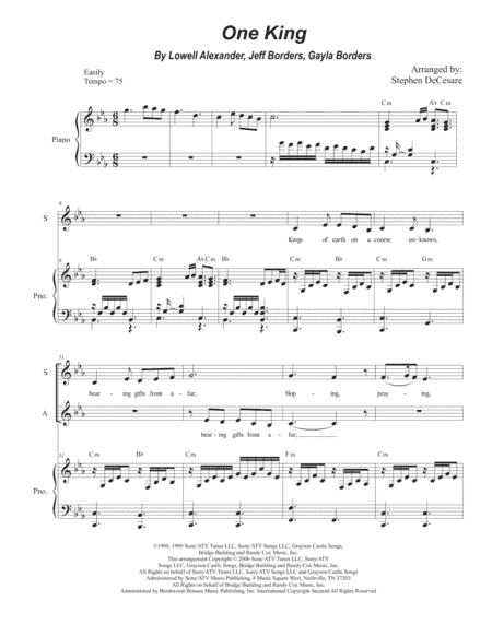 One King (arr. Stephen DeCesare)