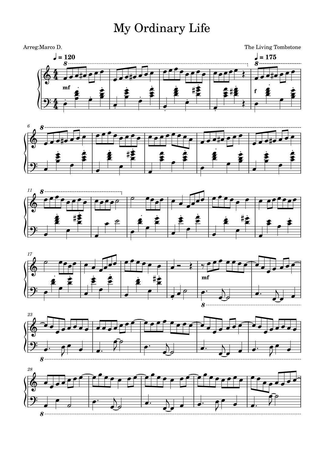 My Ordinary Life (arr. Marco D)