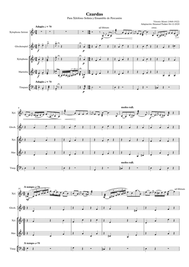 Czardas Percussion Ensemble (arr. Emanuel Tudare)