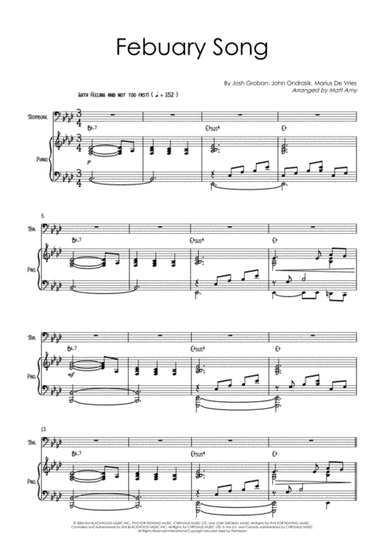February Song (arr. Matt Amy)