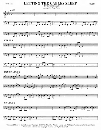 Letting The Cables Sleep (arr. Jorge Juárez)