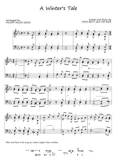 A Winter's Tale (arr. Hilary Allen)