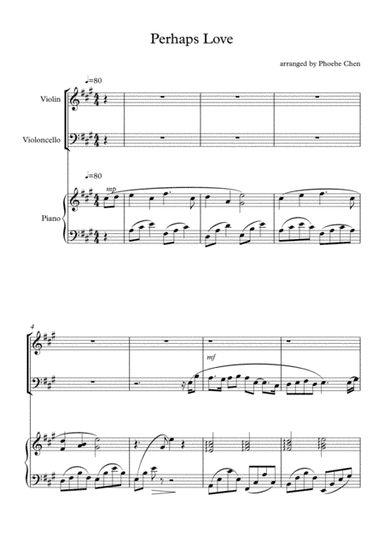 Perhaps Love (arr. Phoebe Chen)
