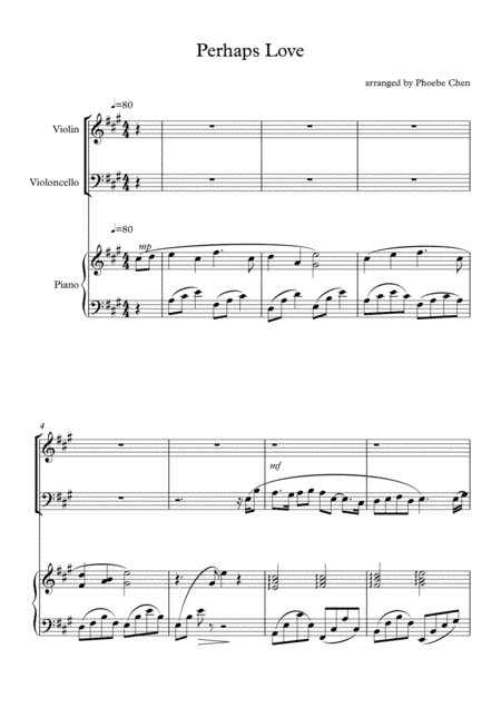Perhaps Love (arr. Phoebe Chen)