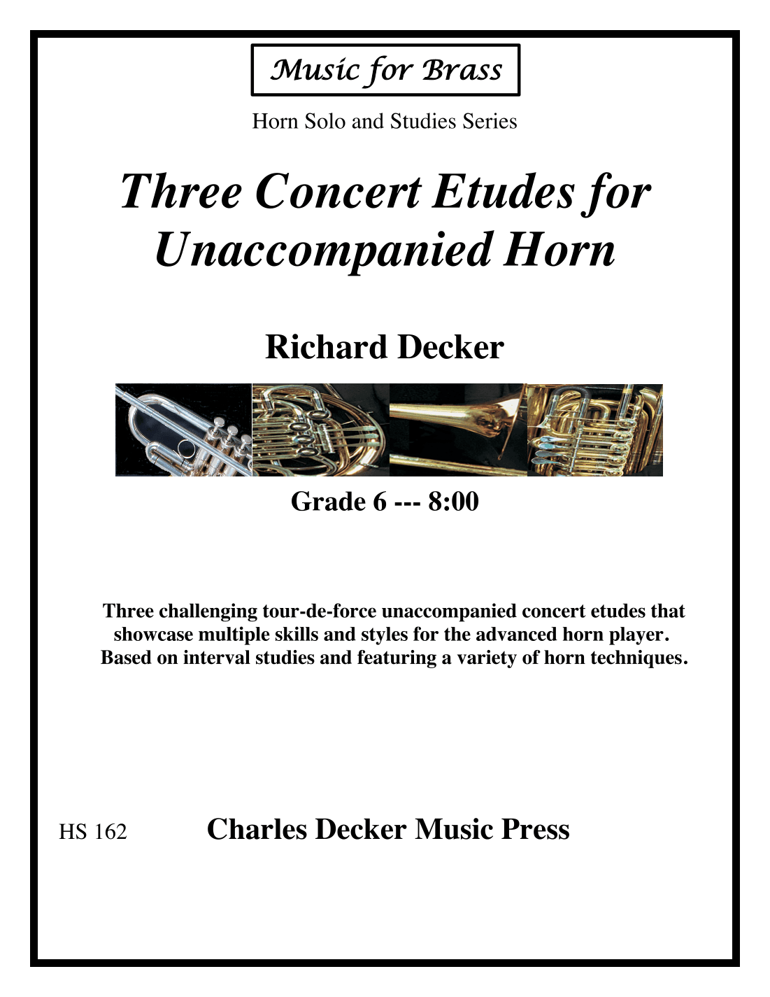 Three Concert Etudes for Solo Horn