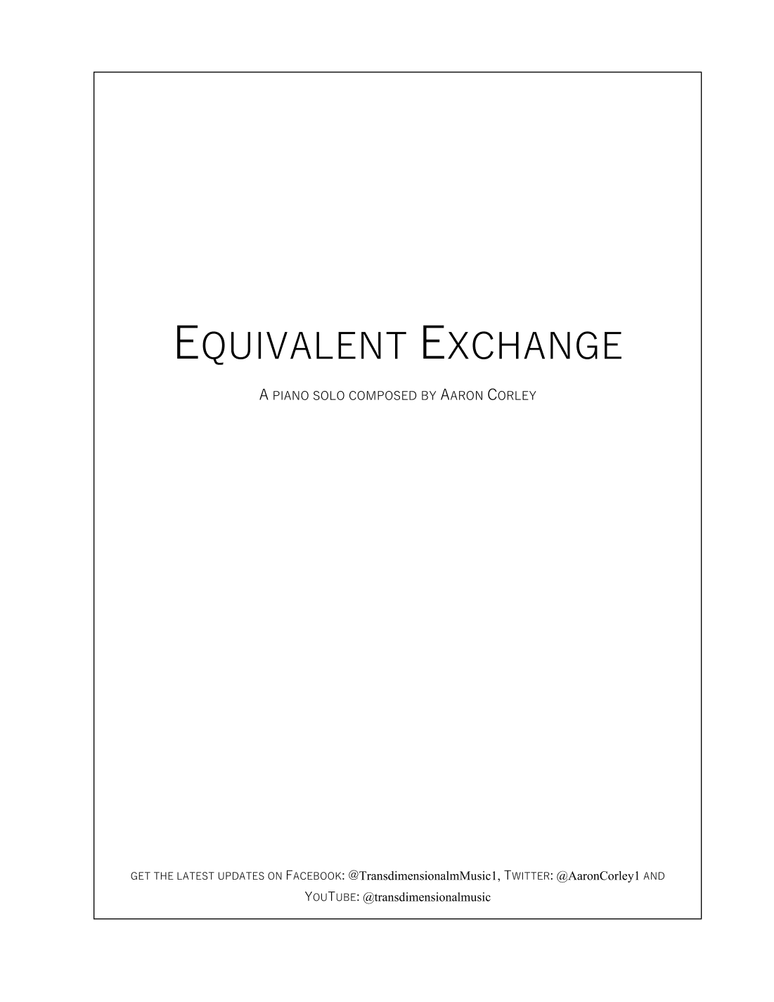 Equivalent Exchange
