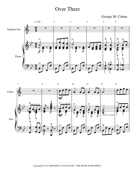 Over There (arr. Dominic Meccia)