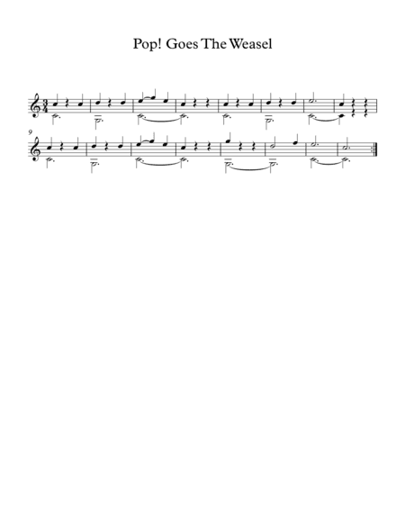 Pop! Goes The Weasel (arr. Milan Mitic)